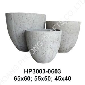 Durable fiber cement pot for your garden