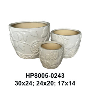 Indoor ceramic pots for plant