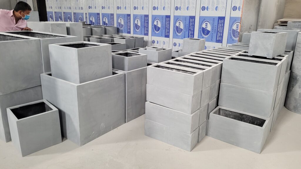 Fiberglass planters exporter in Vietnam