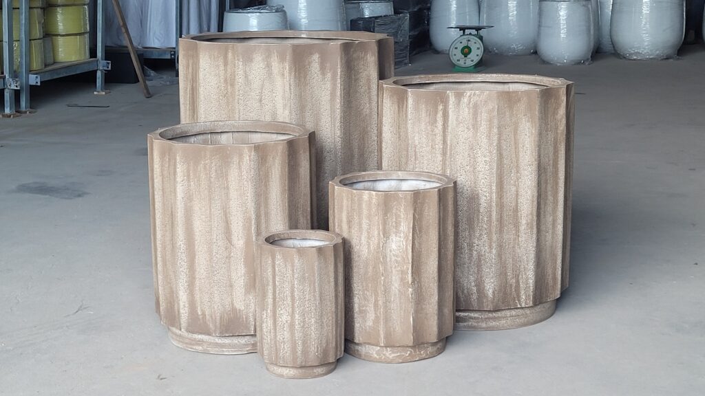 polystone pot for importer in Vietnam