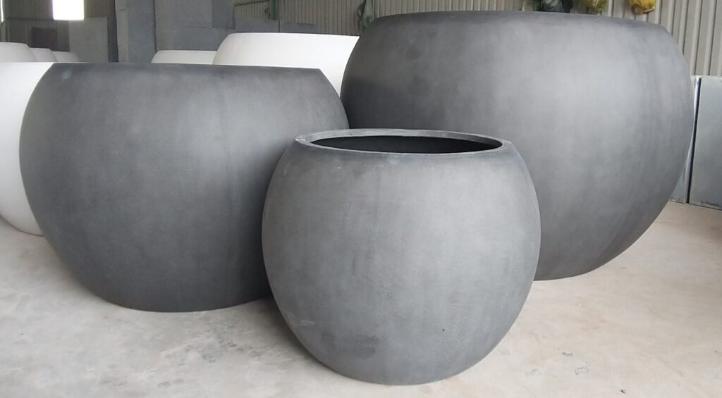 Large Polystone Planters Manufacturer in Vietnam