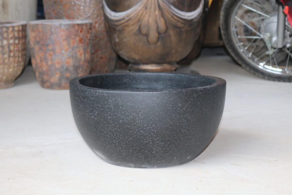 Terrazzo planters manufactured in Vietnam for commercial hospitality and residential projects