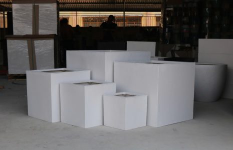 Large fiberglass planter in Vietnam