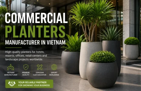 commercian planters for wholesale in Vietnam